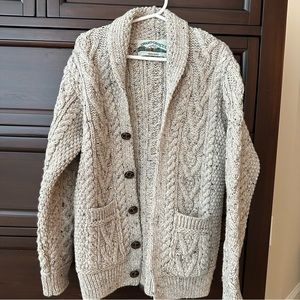 Boys Merino Wool Button Down Sweater